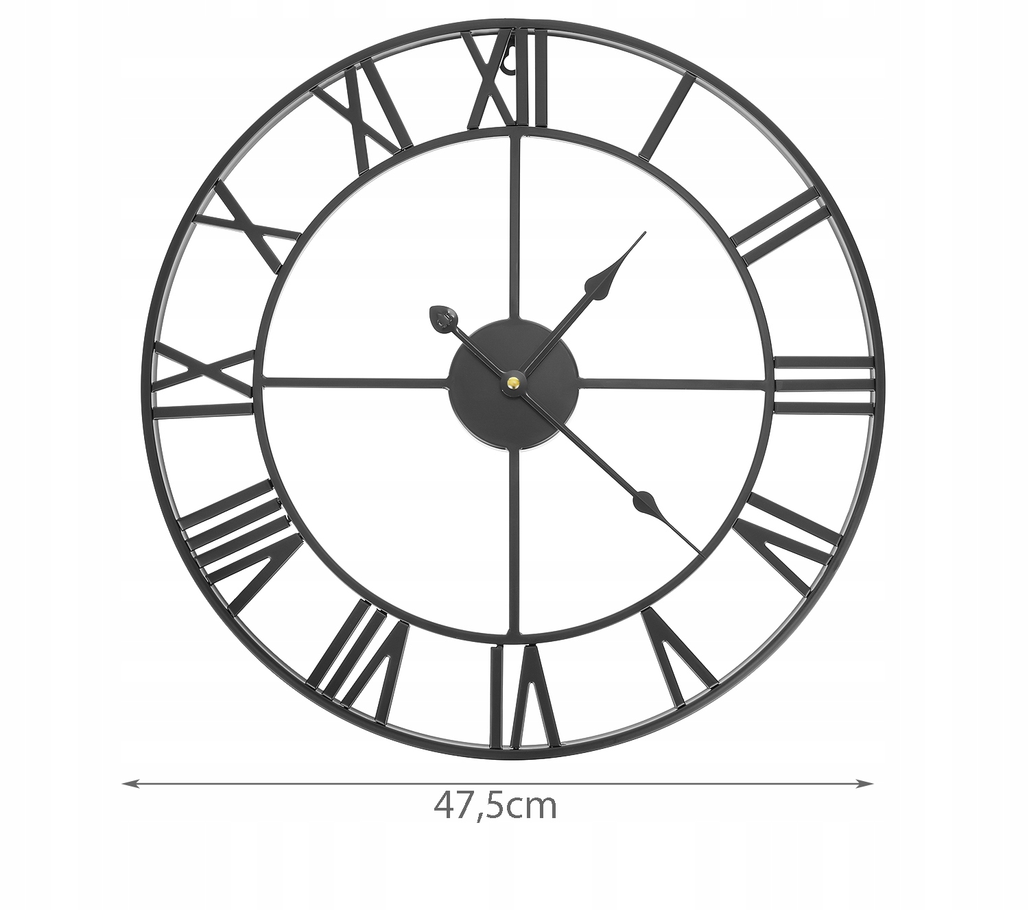Ретро Лофт Римський настінний годинник 3D Вінтаж Великий EAN (GTIN) 5902802918178
