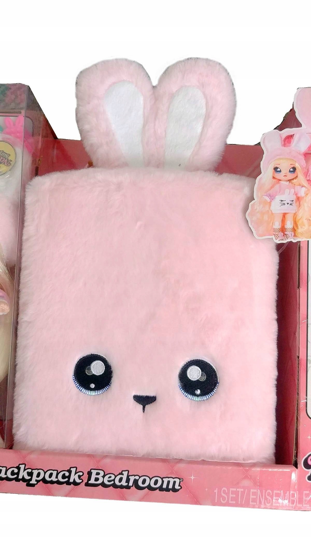 NaNaNa Рюкзак і лялька Обрі Серце рожевий кролик 3в1 569732 Матеріал пластик тканина