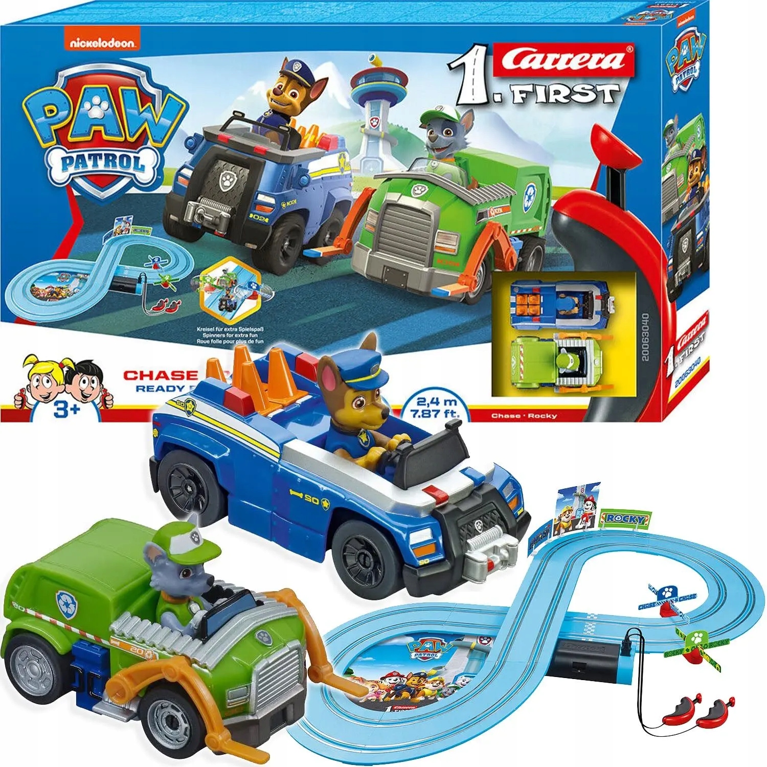 Carrera Paw Patrol Rocky and Chase Track 2,4 м 63040