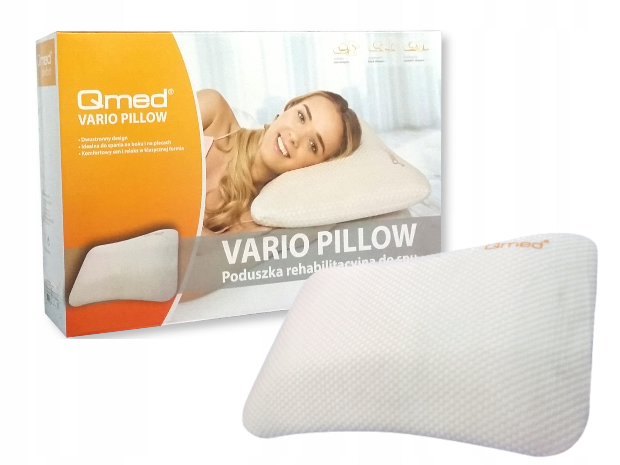 Qmed Реабілітаційна подушка для сну Large vario Бренд Qmed
