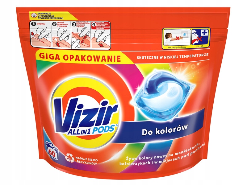 VIZIR ALL in 1 Pods Color капсули для прання