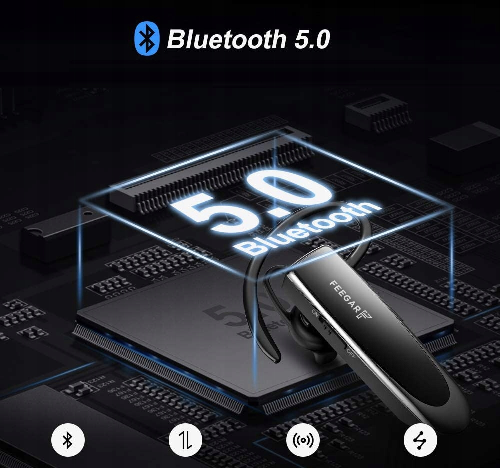 Bluetooth-навушники Feegar BF300 Pro BT 5.0 HD 24h Бренд Feegar