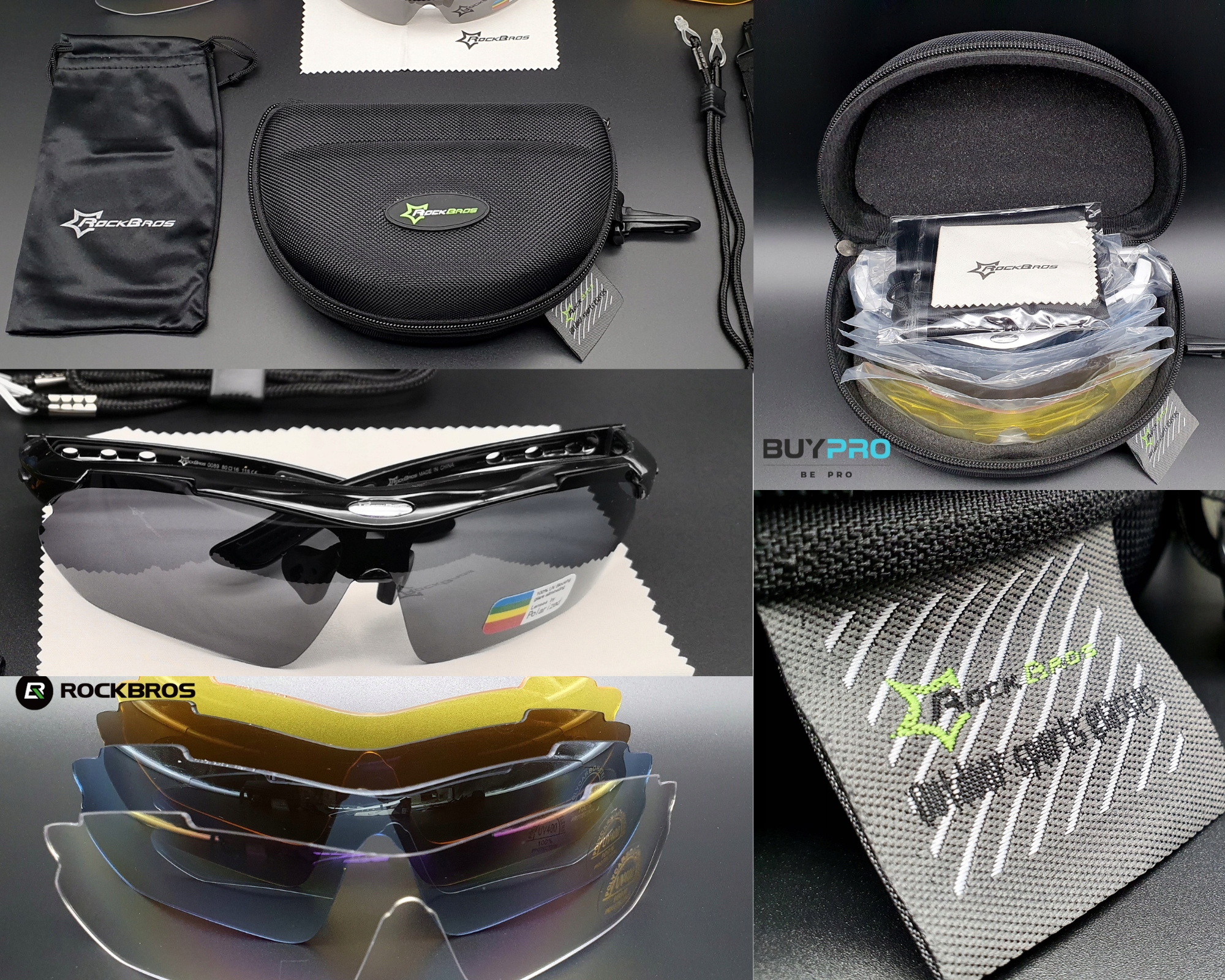 СПОРТИВНІ окуляри для велолінз з POLARAYZATION для бігу та риболовлі ROCKBROS Артикул виробника ROC10002