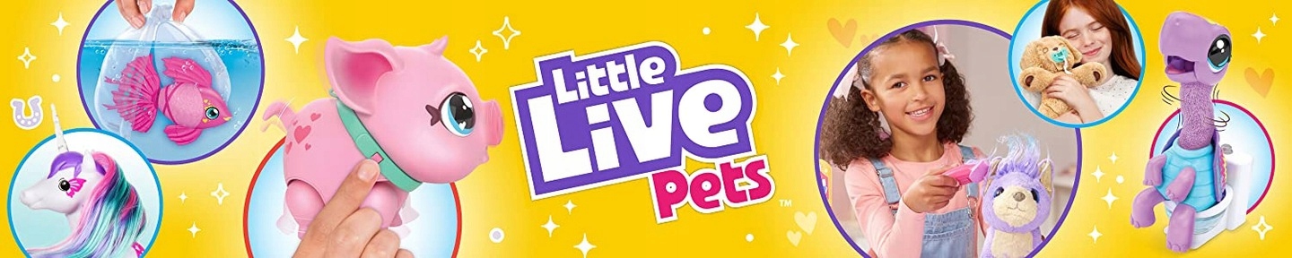 LITTLE LIVE PETS SWEET PIG PIGGLY interactive Матеріал пластик