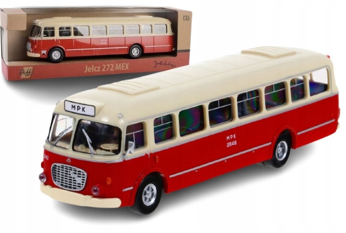 Колекція автобусів PRL Jelcz 272 Mex 1: 43 red Ширина виробу 7 см