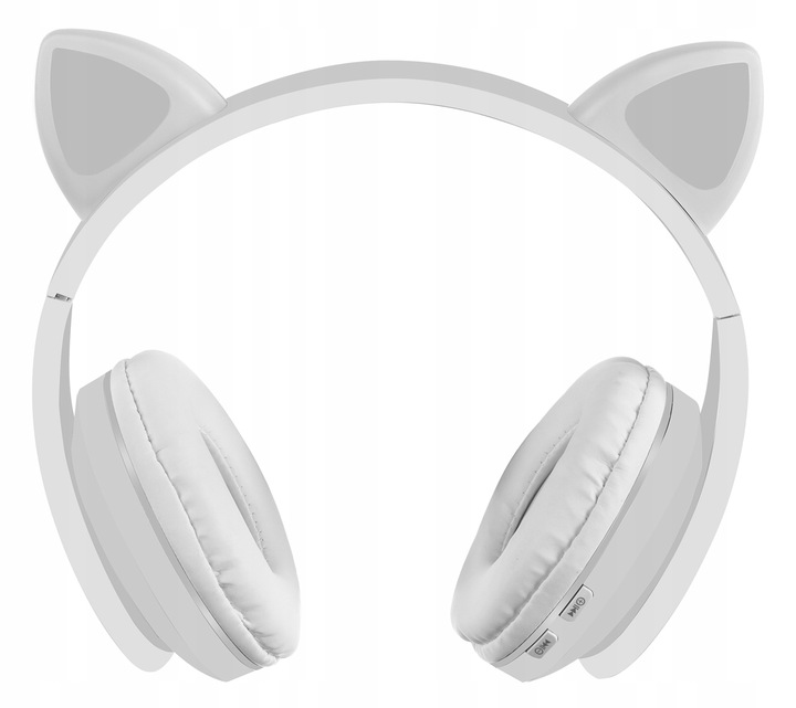 Наушники Bluetooth со светодиодной подсветкой RGB «кошачьи уши» для детей, модель 16866