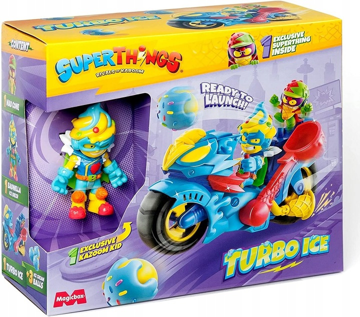 Набір мотоциклів Super Zings Things Turbo Ice