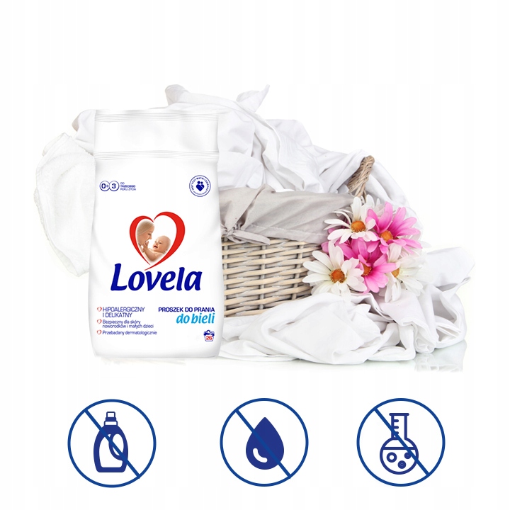 LOVELA Baby Hypoallergenic Color Powder (41р) Вага 4,1 кг
