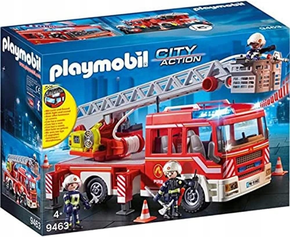 Playmobil City Action 9463 Пожежна машина з драбиною