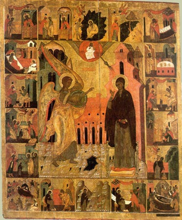 Иконы Благовещения Божией Матери - Московской (XVI) и Киевской - Ювелирная  фирма "Оскар"