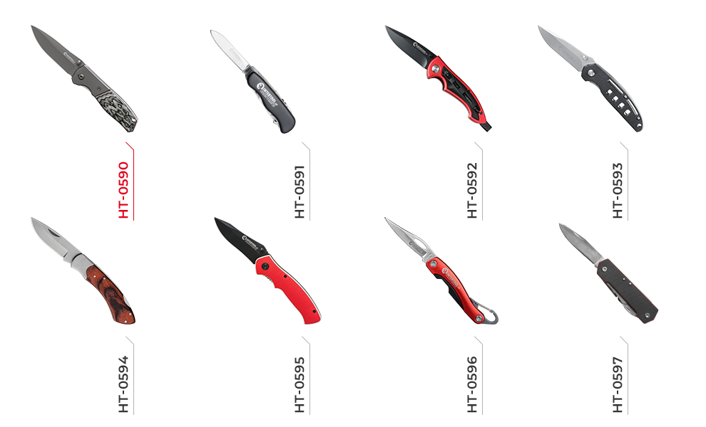 Асортимент складних ножів