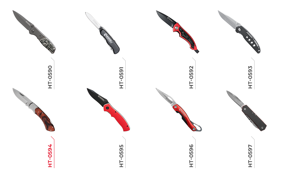 Асортимент складних ножів