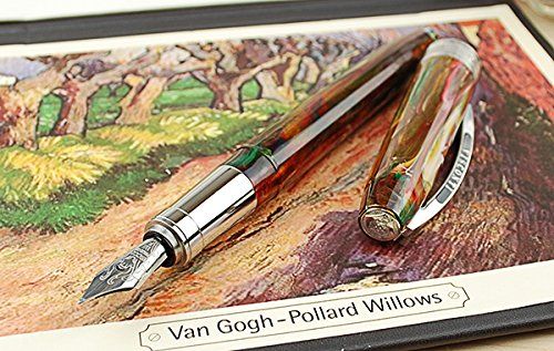Visconti Van Gogh Pollard Willows Fountain Pen Resin Palladium trim ** You can find more details by visiting the image link. (This i… | Van gogh, Gogh, Fountain pen