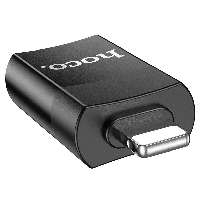 hoco ua17 адаптер для lightning на usb usb2 коннектор